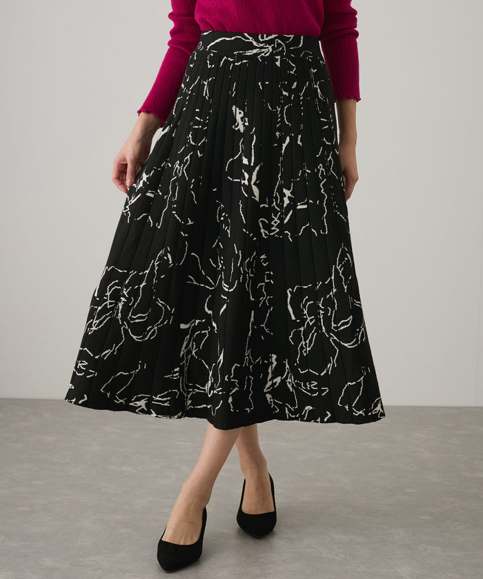 JAYRO Gyro Graphical Print Long Skirt R34-112