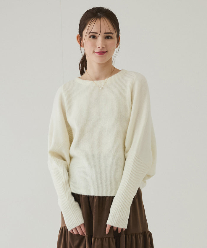 JAYRO Gyro Special Blended Wool Multi-Switch Dolman Pullover