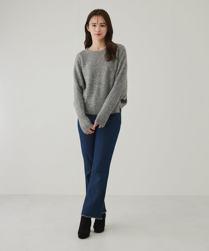 JAYRO Gyro Special Blended Wool Multi-Switch Dolman Pullover