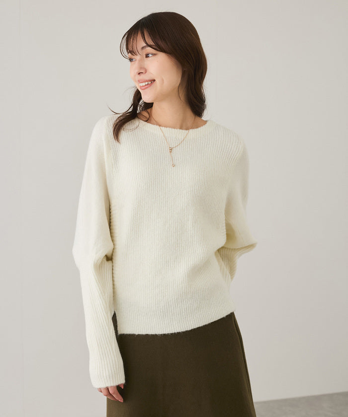 JAYRO Gyro Special Blended Wool Multi-Switch Dolman Pullover