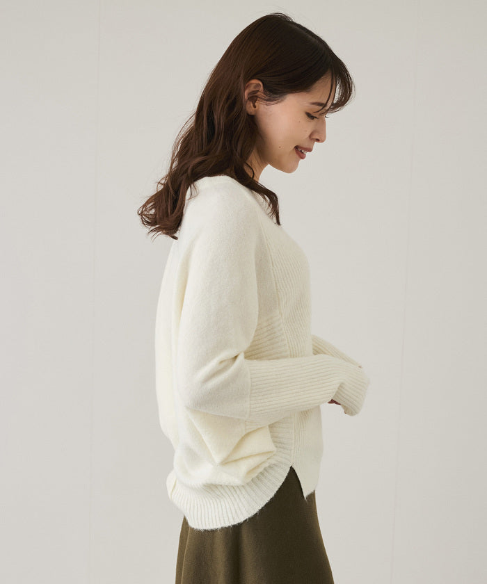 JAYRO Gyro Special Blended Wool Multi-Switch Dolman Pullover