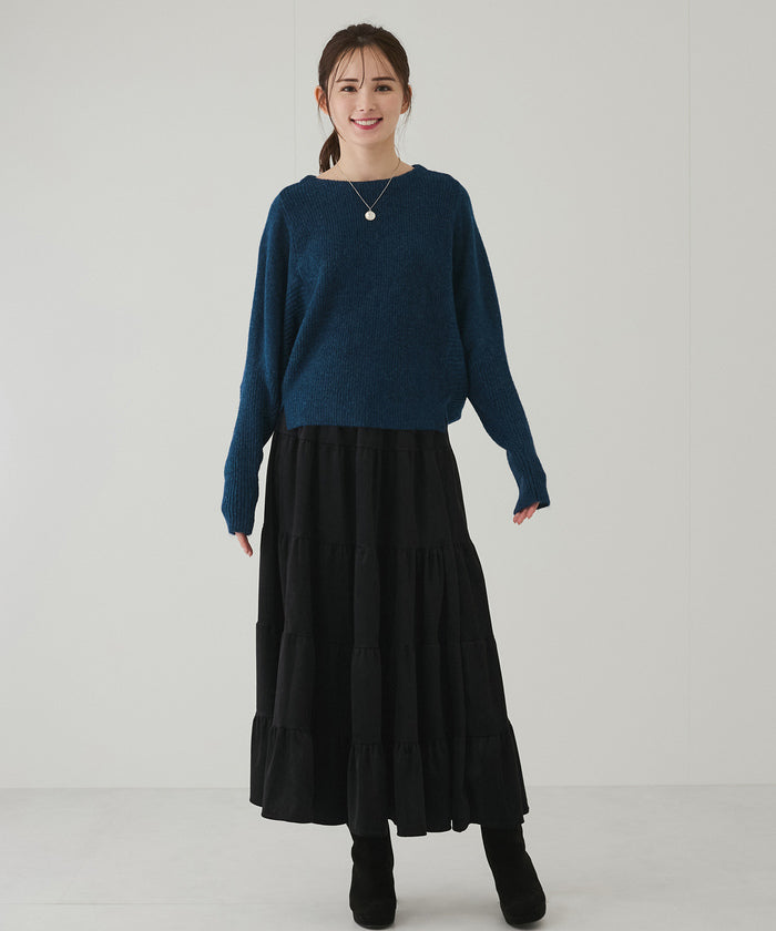JAYRO Gyro Special Blended Wool Multi-Switch Dolman Pullover