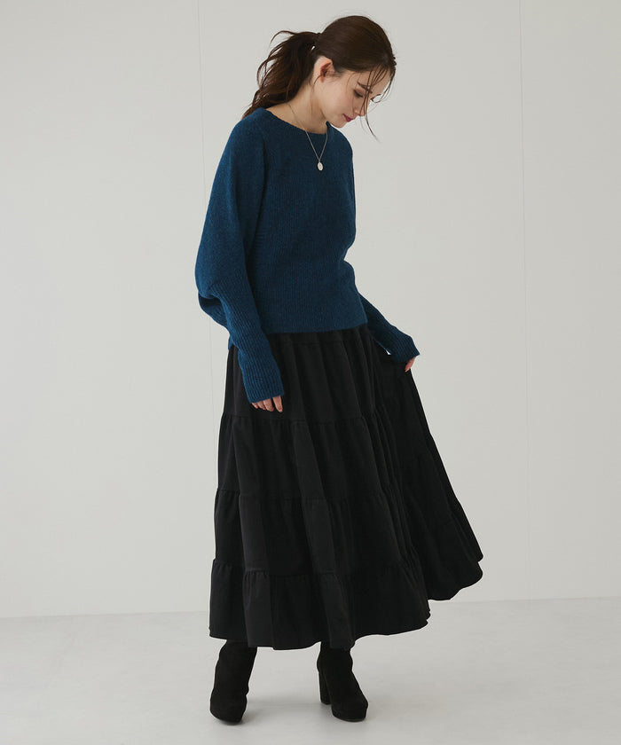 JAYRO Gyro Special Blended Wool Multi-Switch Dolman Pullover