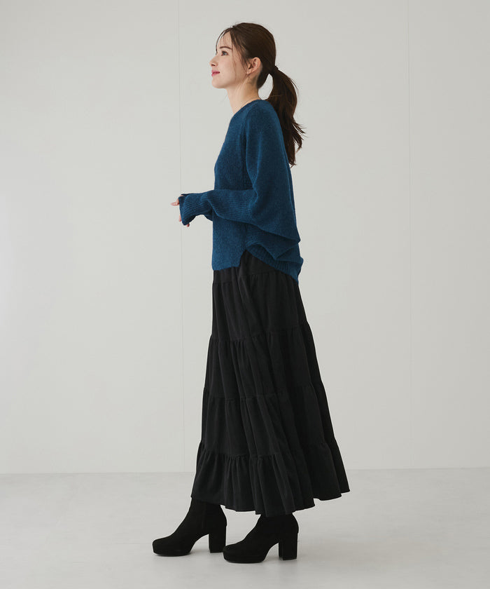 JAYRO Gyro Special Blended Wool Multi-Switch Dolman Pullover