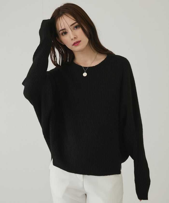 JAYRO Gyro Special Blended Wool Multi-Switch Dolman Pullover