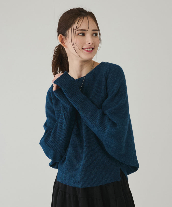JAYRO Gyro Special Blended Wool Multi-Switch Dolman Pullover