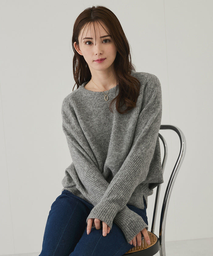 JAYRO Gyro Special Blended Wool Multi-Switch Dolman Pullover