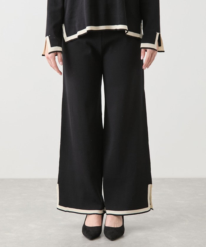 ジャイロ JAYRO 配色ニットパンツセットアップ  151ー192951  セレクション （シロ） シロ