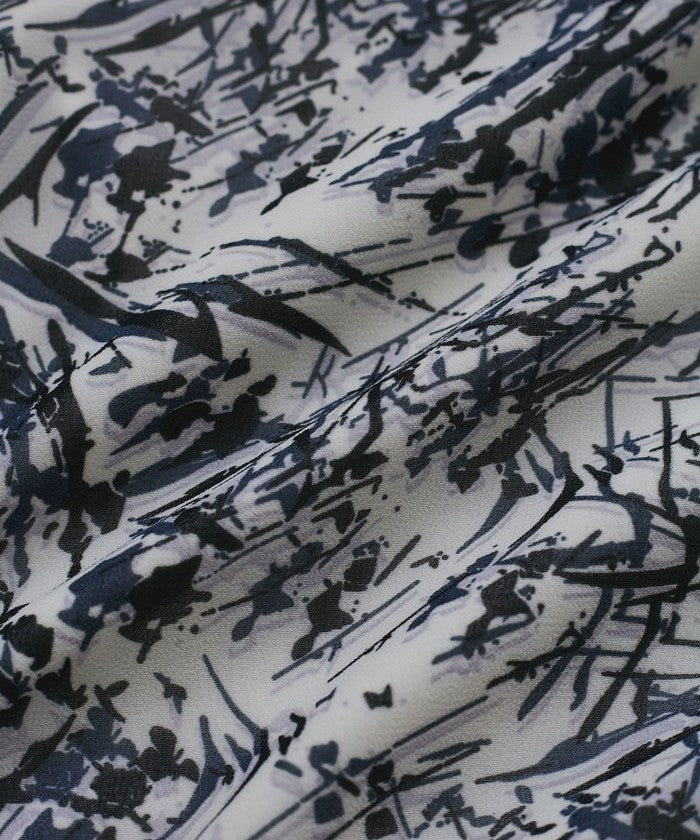 ジャイロ JAYRO ペイント柄シフォンワンピース    （ホワイト ） ホワイト 