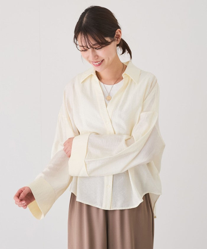 ジャイロ JAYRO 【EC限定】スキッパーシャツ （ベージュ） ベージュ