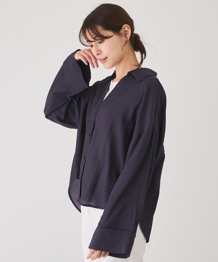 ジャイロ JAYRO 【EC限定】スキッパーシャツ （ベージュ） ベージュ