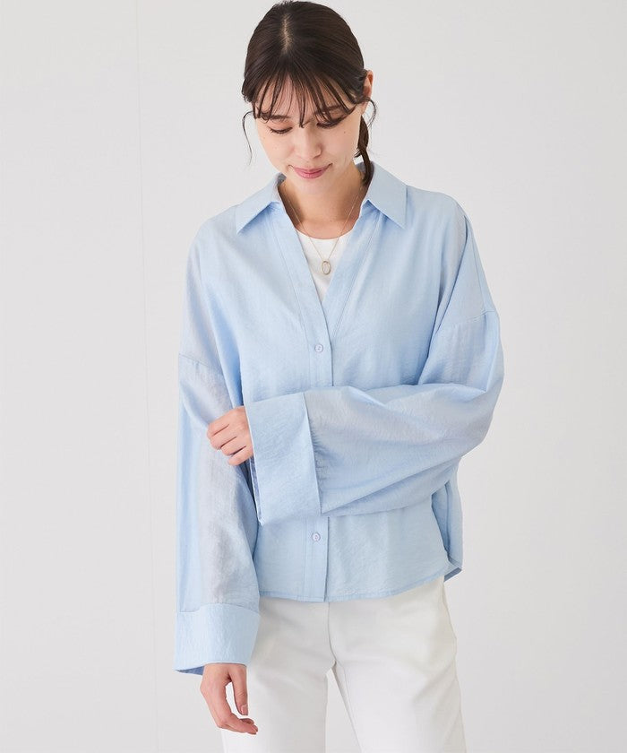 ジャイロ JAYRO 【EC限定】スキッパーシャツ （ベージュ） ベージュ