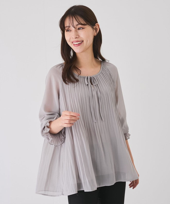 ジャイロ JAYRO ギャザーチュニックブラウス （グレー） グレー