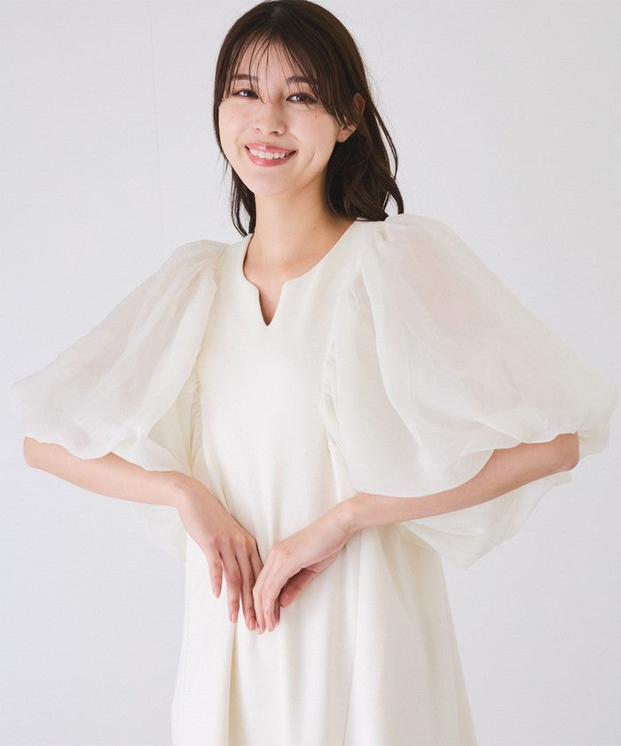 ジャイロ JAYRO 袖ボリュームポンチワンピース （ホワイト2） ホワイト2