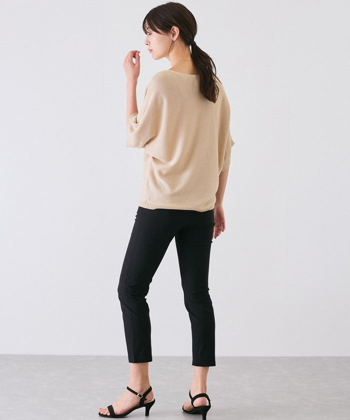 ジャイロ JAYRO ドルマン5分袖ラメニット  N12ー266A （グレー） グレー