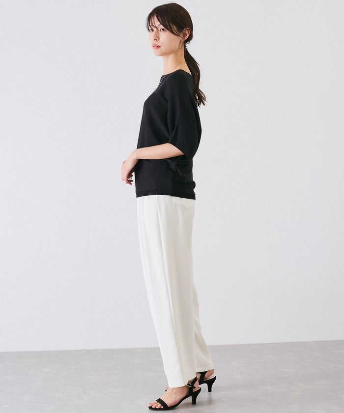 ジャイロ JAYRO ドルマン5分袖ラメニット  N12ー266A （グレー） グレー