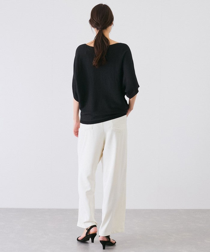 ジャイロ JAYRO ドルマン5分袖ラメニット  N12ー266A （グレー） グレー