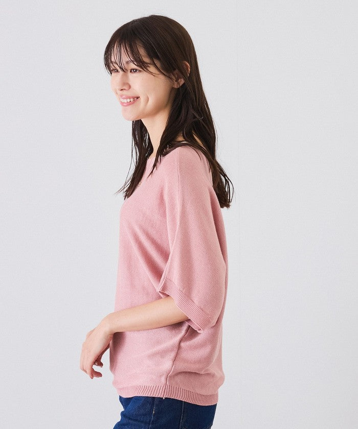 ジャイロ JAYRO ドルマン5分袖ラメニット  N12ー266A （グレー） グレー