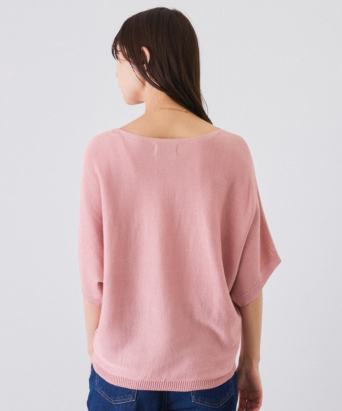 ジャイロ JAYRO ドルマン5分袖ラメニット  N12ー266A （グレー） グレー