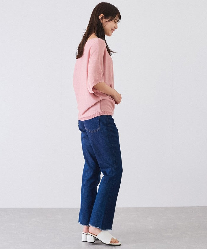 ジャイロ JAYRO ドルマン5分袖ラメニット  N12ー266A （グレー） グレー