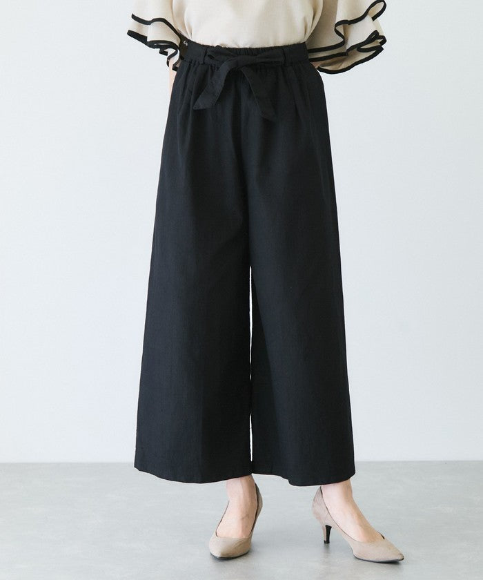 ジャイロ JAYRO スラブデニムクロプトワイドパンツ （ブラック） ブラック