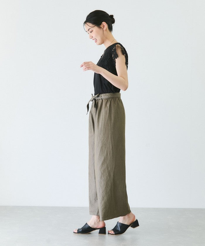 ジャイロ JAYRO スラブデニムクロプトワイドパンツ （ブラック） ブラック