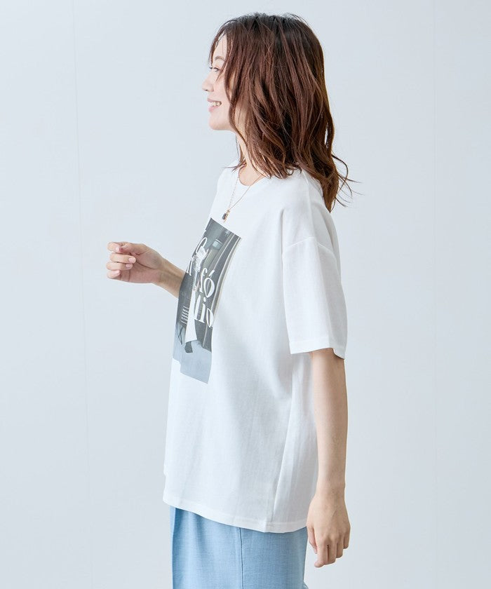 ジャイロ JAYRO フォトプリントTシャツ N12ー600A （ブラック） ブラック