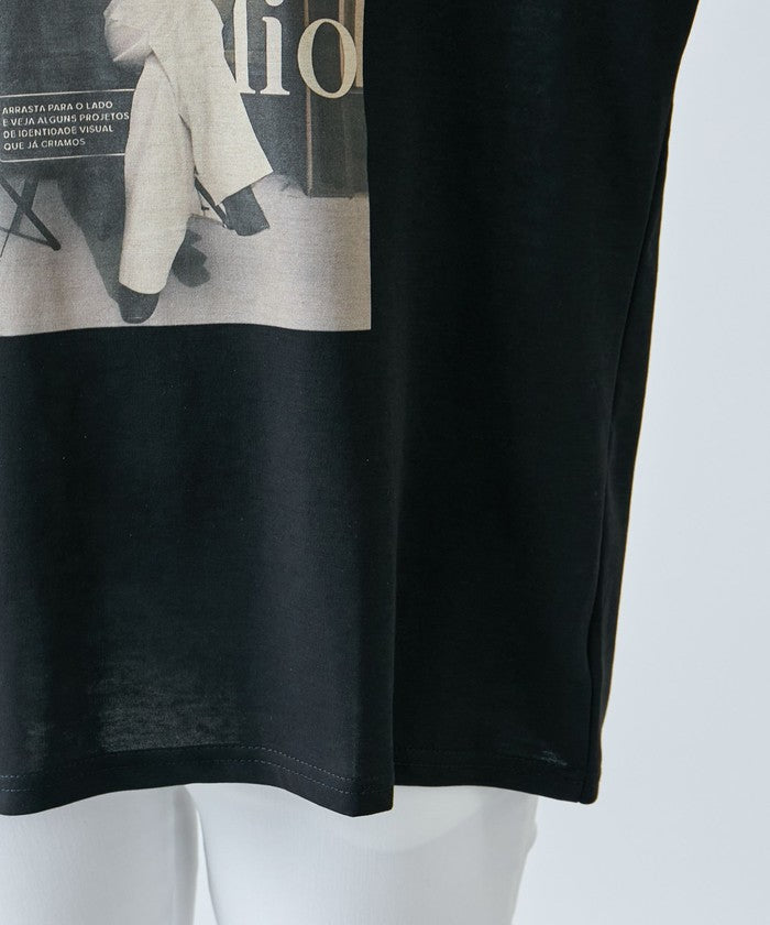 ジャイロ JAYRO フォトプリントTシャツ N12ー600A （ブラック） ブラック