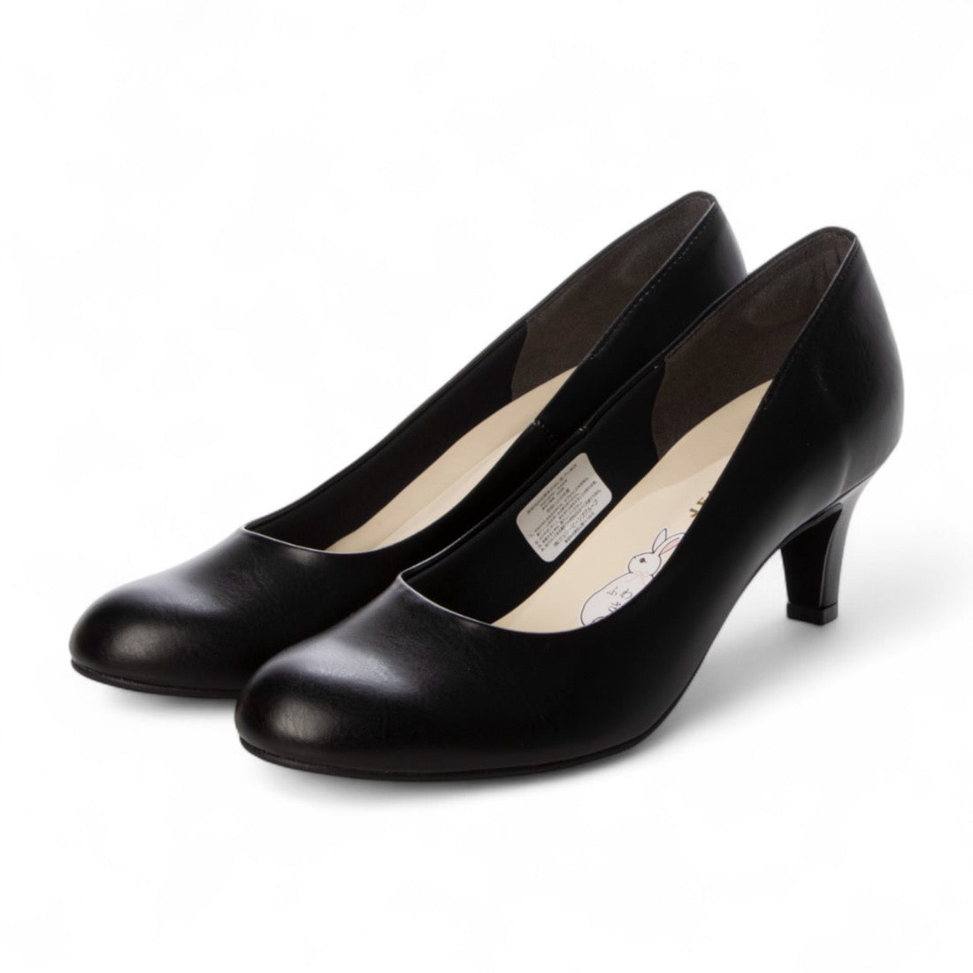 ジェリービーンズ JELLY BEANS レディースフワサラパンプス （BLK/PU） BLK/PU