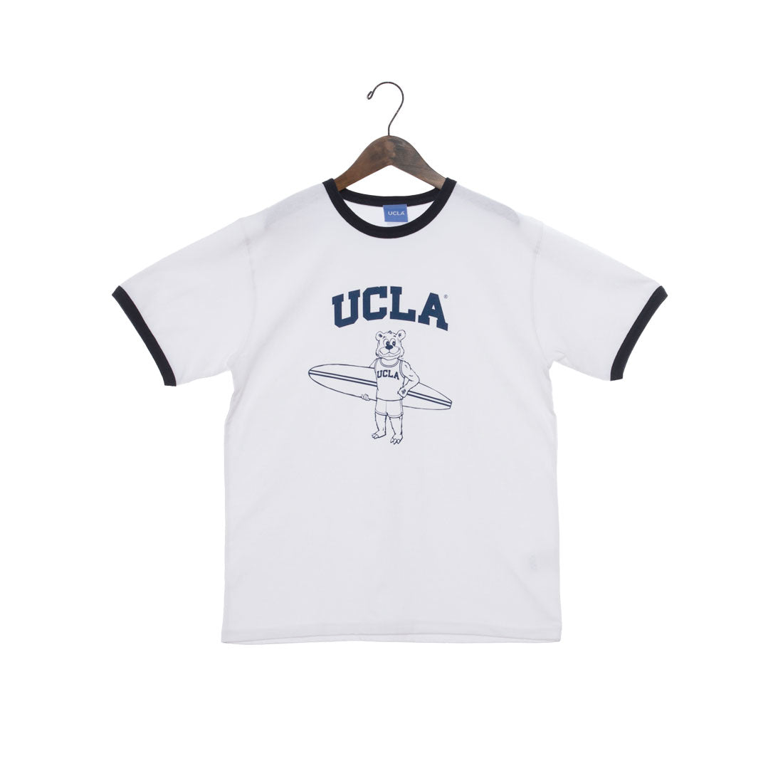 ジェーイーモーガン JEMORGAN UCLA  カレッジリンガーネックTシャツ （ホワイト） ホワイト