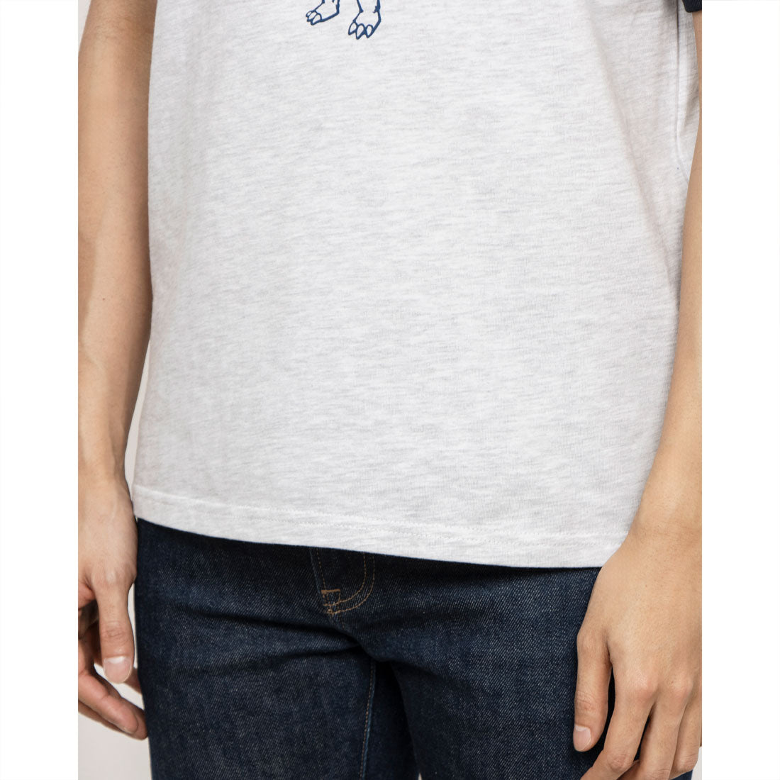 ジェーイーモーガン JEMORGAN UCLA  カレッジリンガーネックTシャツ （ホワイト） ホワイト