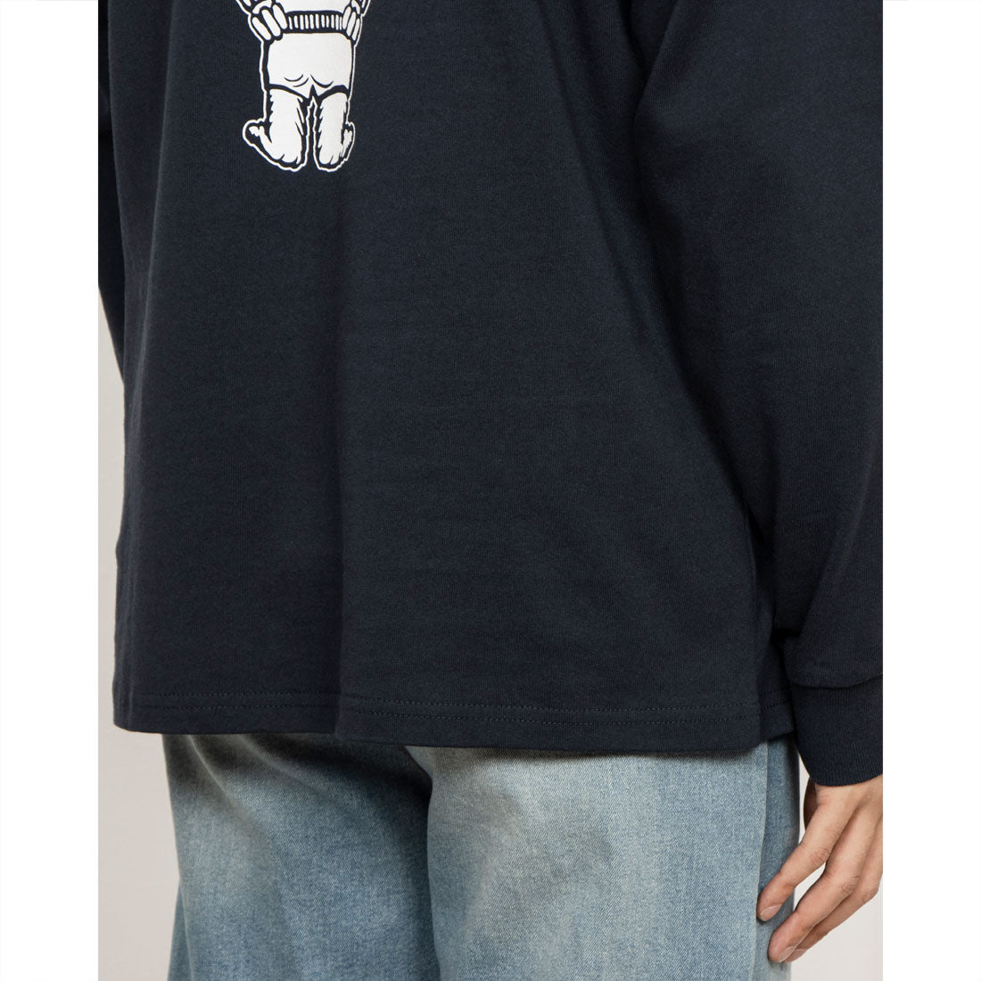 ジェーイーモーガン JEMORGAN UCLA  カレッジクルーネックロングスリーブTシャツ （ネイビー） ネイビー