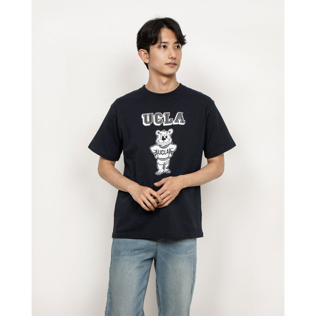 ジェーイーモーガン JEMORGAN UCLA  カレッジクルーネックTシャツ （ネイビー） ネイビー