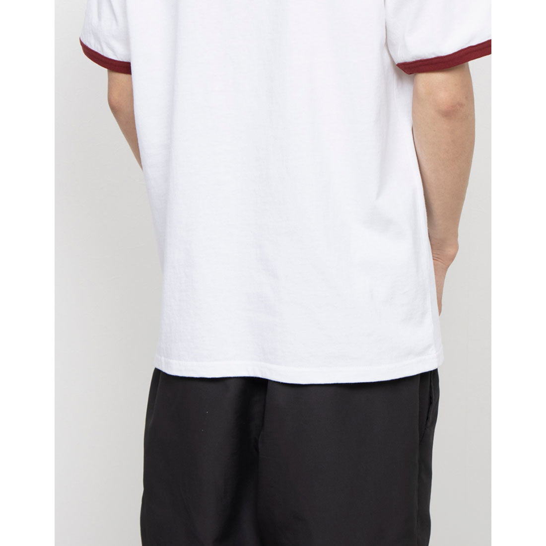 ジェーイーモーガン JEMORGAN Cornell University コーネル大学 カレッジリンガーネックTシャツ JEMORGANボディー （ワインリブ） ワインリブ