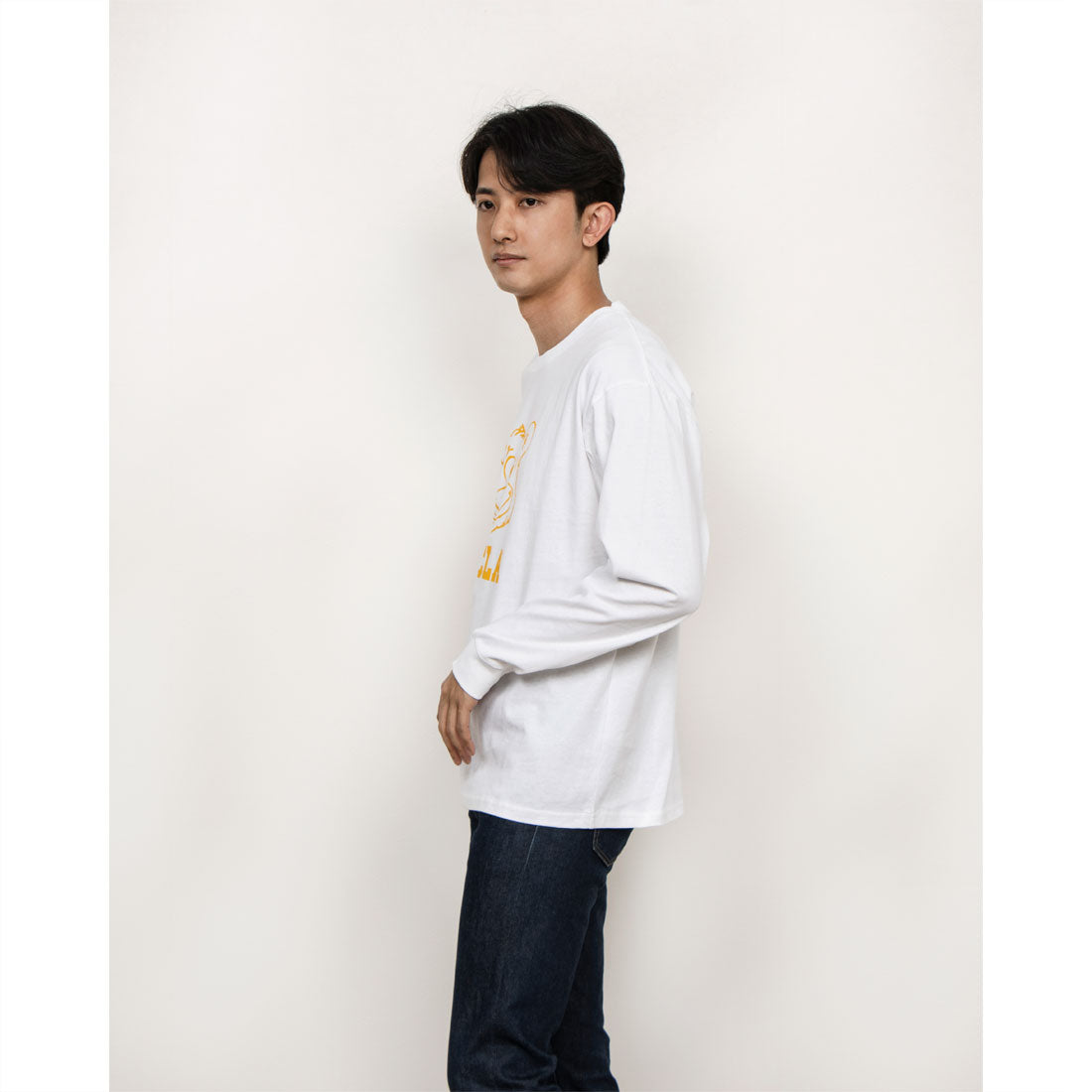 ジェーイーモーガン JEMORGAN UCLA  カレッジクルーネックロングスリーブTシャツ （ネイビー） ネイビー
