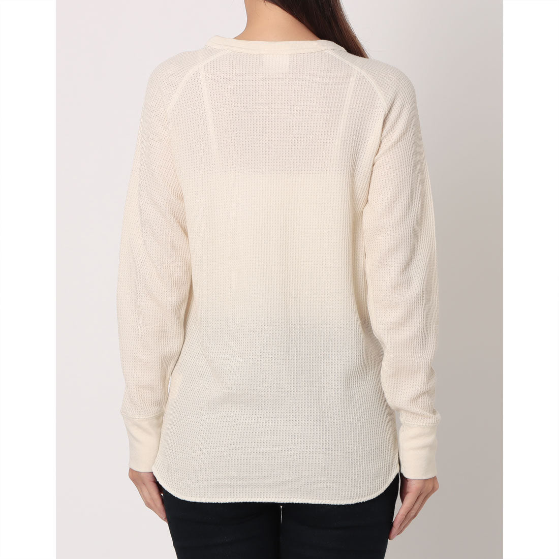 ジェーイーモーガン JEMORGAN ジェイイーモーガン ワッフルロンT 無地 レディース WAFFLE RAGLAN L/S TEE ワッフル ラグランロングスリーブTシャツ  サーマル インナー カットソー 長袖 （ナチュラル） ナチュラル