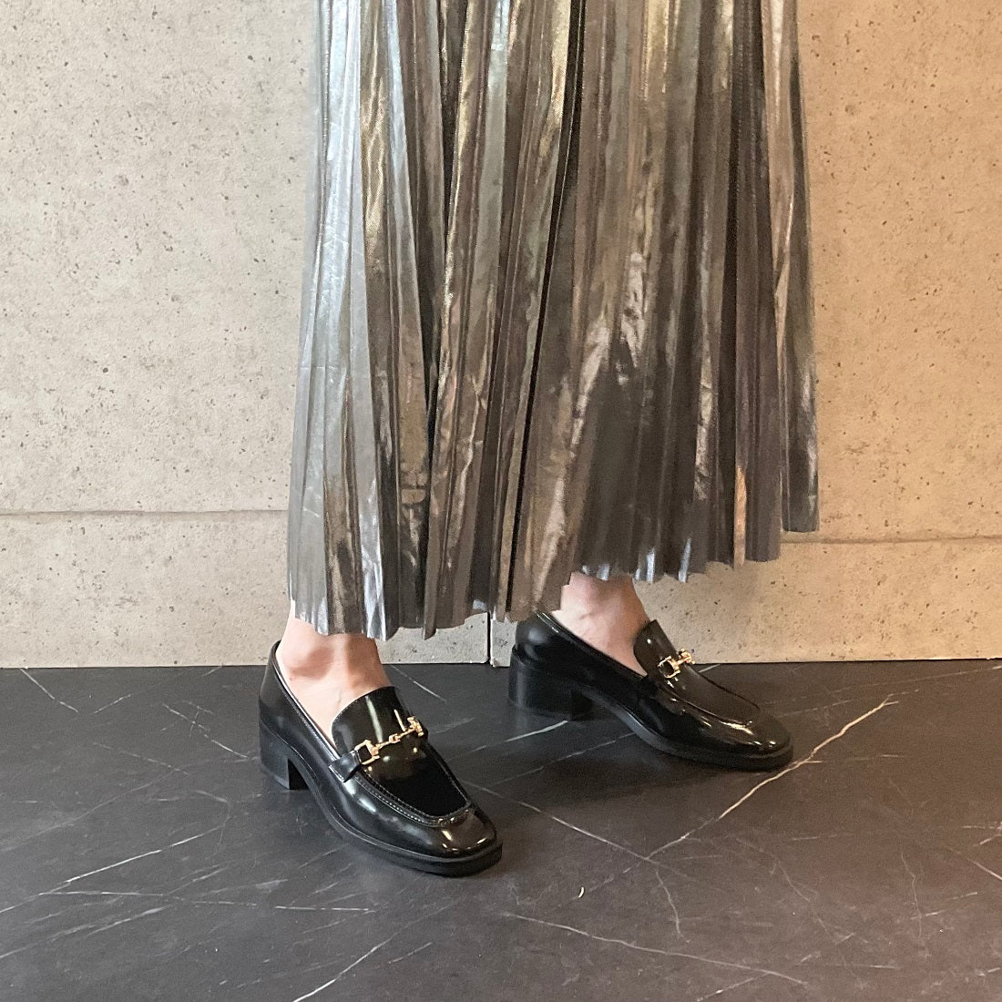 ジェフリーキャンベル Jeffrey Campbell ビットローファー （ブラック） ブラック