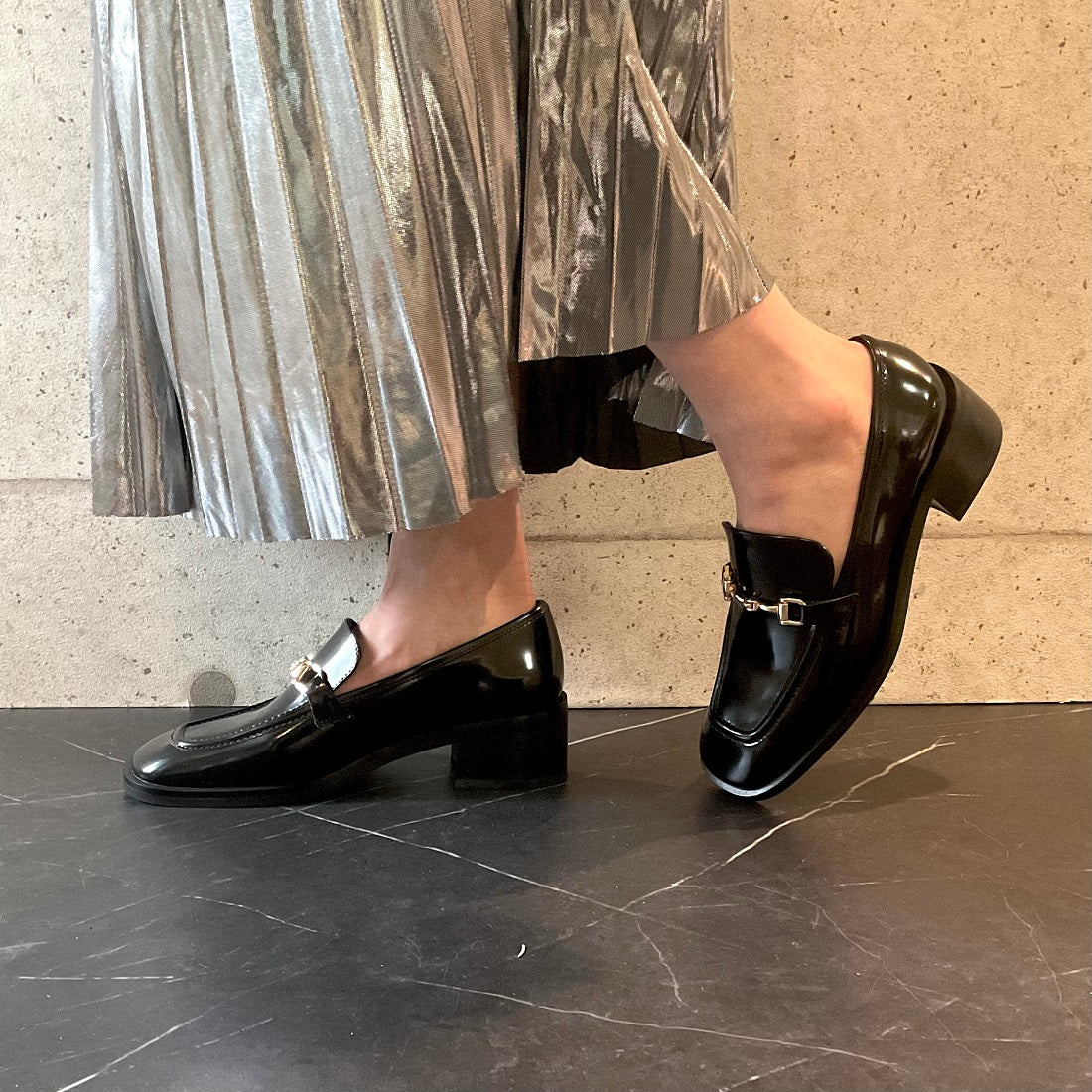ジェフリーキャンベル Jeffrey Campbell ビットローファー （ブラック） ブラック