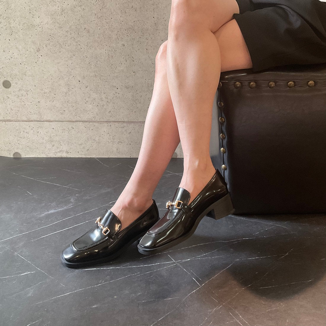 ジェフリーキャンベル Jeffrey Campbell ビットローファー （ブラック） ブラック