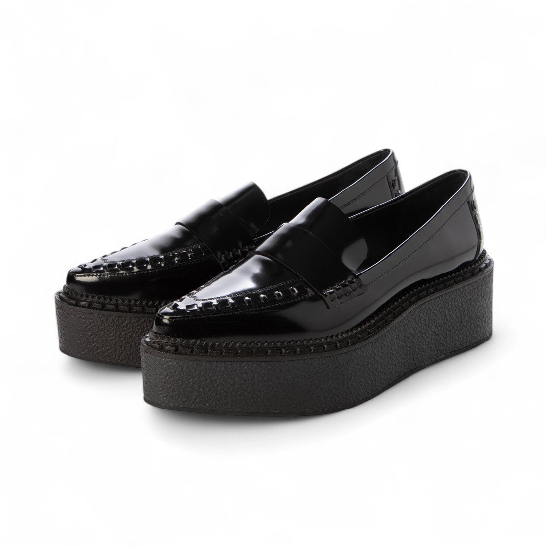 ジェフリーキャンベル Jeffrey Campbell 厚底ローファー （ブラック） ブラック