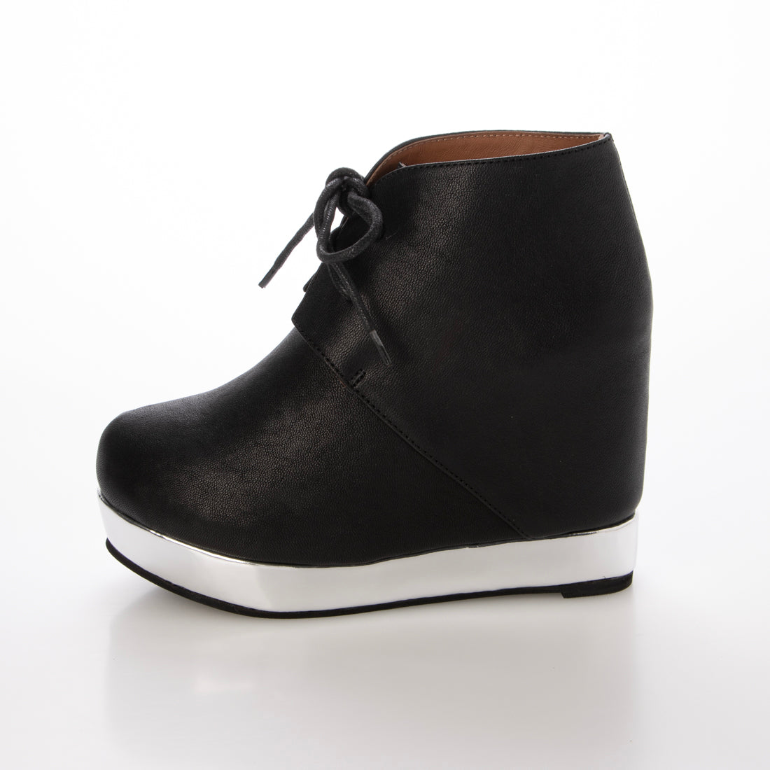 ジェフリーキャンベル Jeffrey Campbell 厚底 レースアップブーツ （ブラック） ブラック