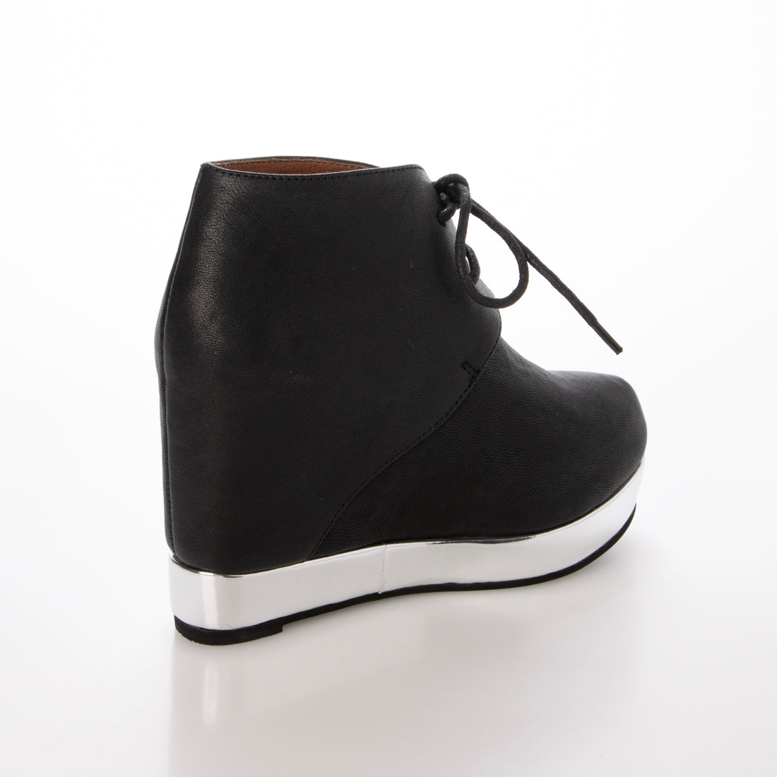 ジェフリーキャンベル Jeffrey Campbell 厚底 レースアップブーツ （ブラック） ブラック
