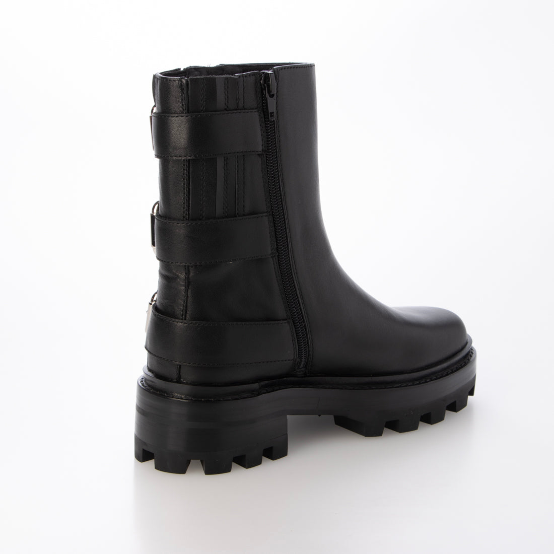 ジェフリーキャンベル Jeffrey Campbell 3連ベルトデザインブーツ （ブラック） ブラック