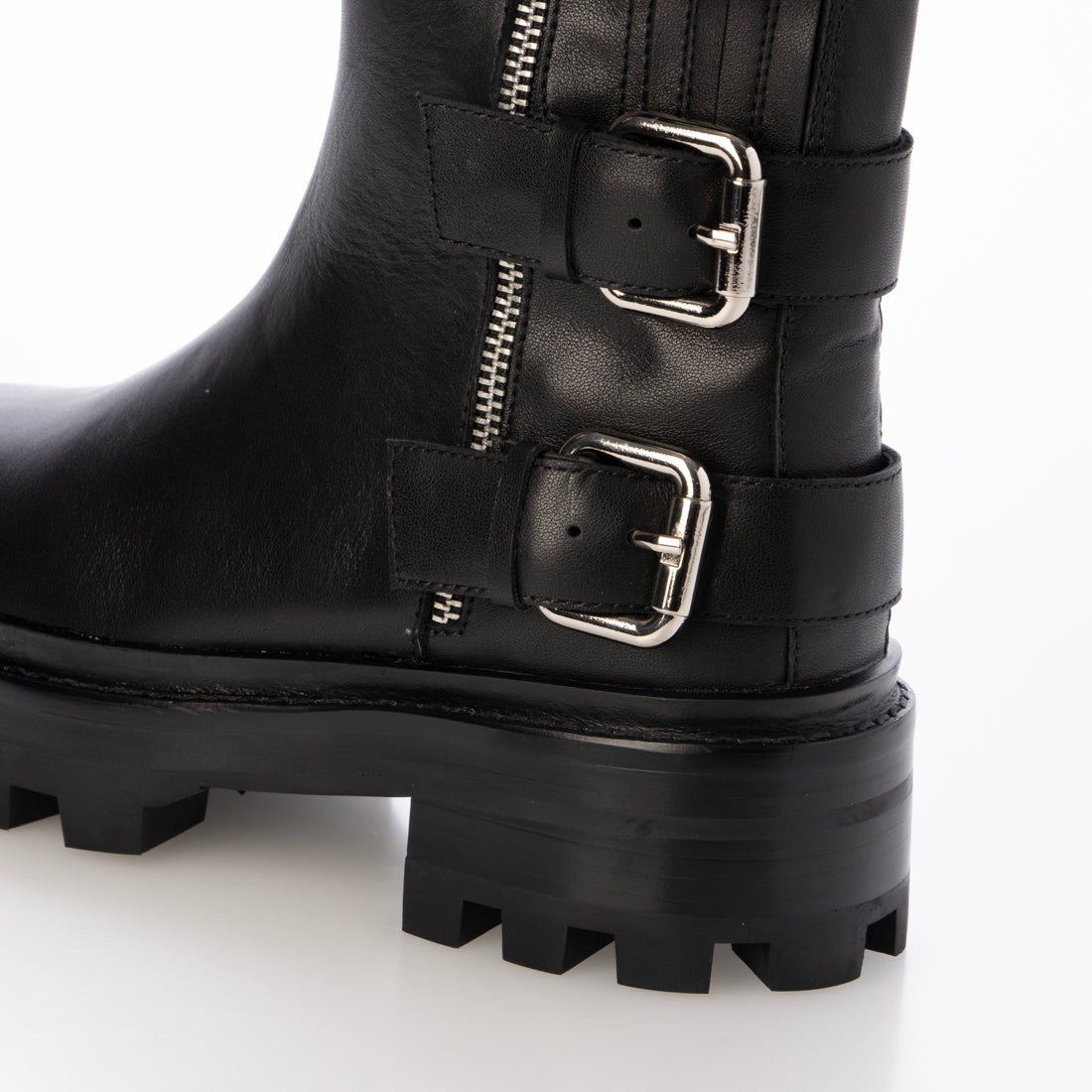 ジェフリーキャンベル Jeffrey Campbell 3連ベルトデザインブーツ （ブラック） ブラック