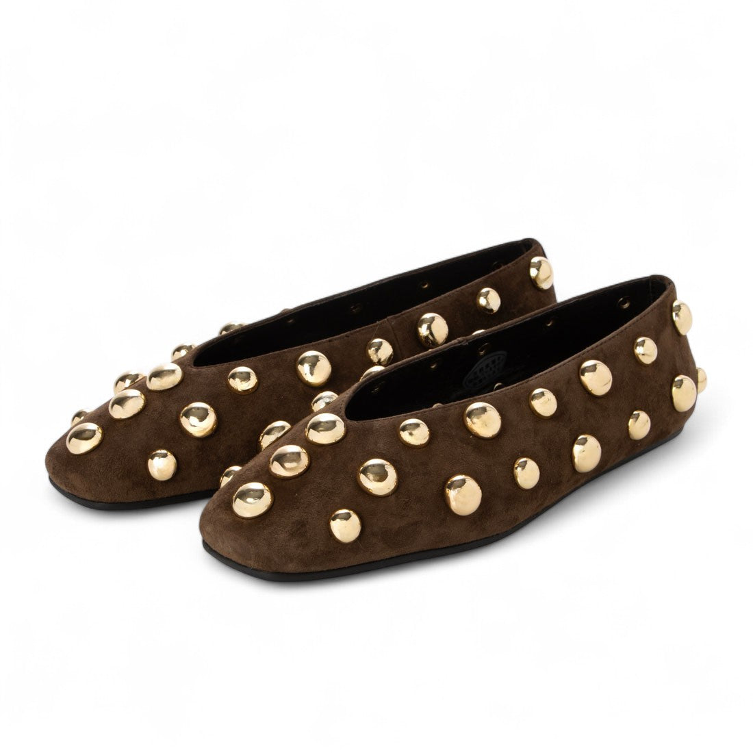 ジェフリーキャンベル Jeffrey Campbell Vカット デザインフラットパンプス （ブラウン） ブラウン