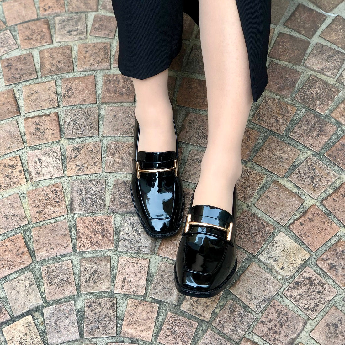 ジェフリーキャンベル Jeffrey Campbell パールヒールローファー
