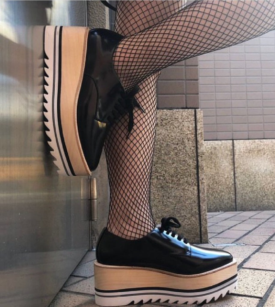 Jeffrey Campbell Shark sole platform sneakers
