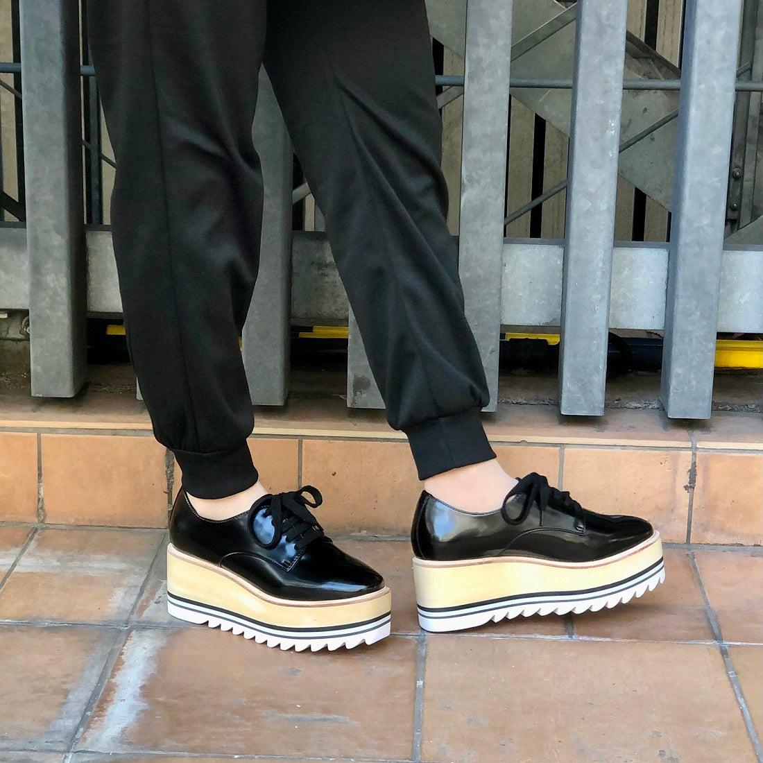 Jeffrey Campbell Shark sole platform sneakers