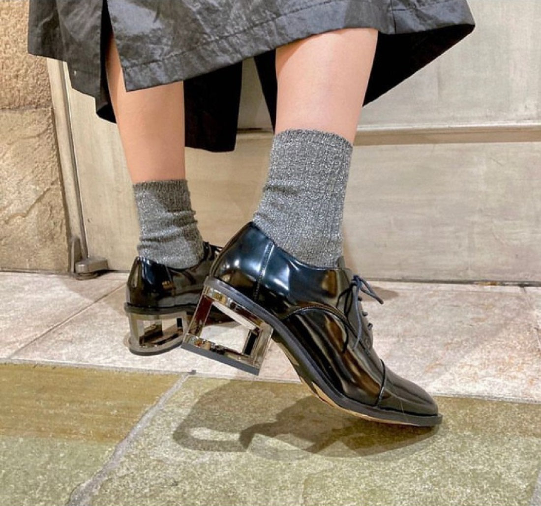 Jeffrey Campbell hoof heel lace-up shoes