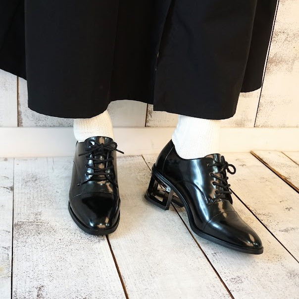 Jeffrey Campbell hoof heel lace-up shoes